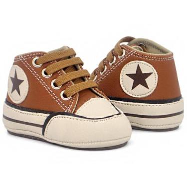 Imagem de Sapatinho Bebe Tenis Masculino Infantil Menino RN Manozinhos Baby Ref.