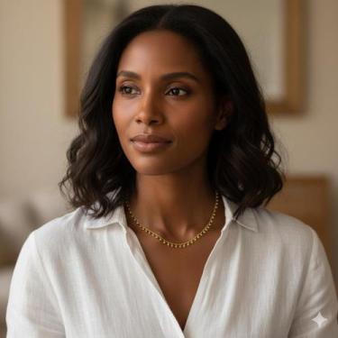 Imagem de Colar Choker de Ouro 18k com Bolinhas - Elegância Minimalista - no-bra