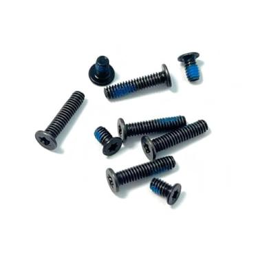 Imagem de HSSDTECH Parafusos de substituição da tampa da base inferior inferior para ASUS VivoBook K3402 K3402ZA S3402ZA M3402QA M3402RA Parafusos inferiores pretos