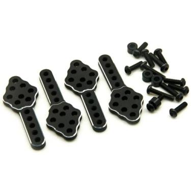 Imagem de Peças de carro RC compatíveis com Axial SCX10 1/10 RC Crawler Car Upgrade Parts Liga de Alumínio Ajustável Suspensão Dianteira Traseira Amortecedor Kit de Elevação