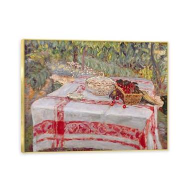 Imagem de Moldura dourada. Arte vintage emoldurada de frutas mortas, pintura clássica de cozinha country, decoração de parede de casa de fazenda quente para sala de jantar e cozinha. B06. 60 x 80 cm - 23,7 x