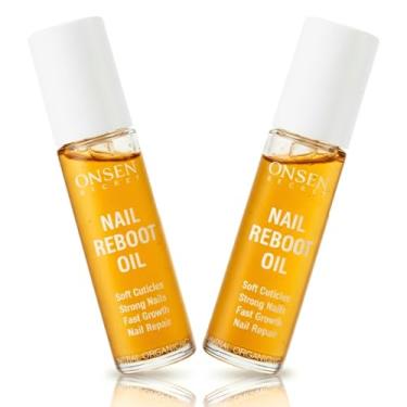 Imagem de Onsen Óleo Reparador De Unhas E Cutículas (2X10Ml) - Fórmula Seca Tsubaki Japonês, Jojoba Melaleuca Fortalece As Unhas, Repara Cutículas, Hidrata A Pele Os Cabelos Natural Vegano