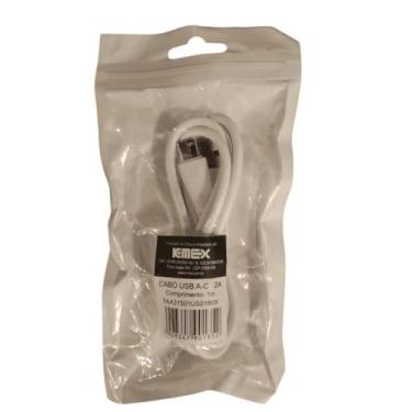 Imagem de Cabo Usb A-c 2a (tipoc) 1m K-mex Branco