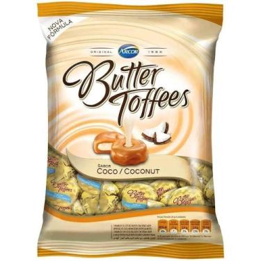 Imagem de Bala Butter Toffees Coco Arcor 100g