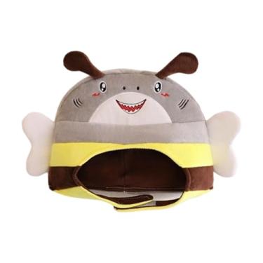 Imagem de Dynwave Chapéu de abelha de pelúcia, faça você mesmo, adereço de cabeça para baile de máscaras, baladas de inverno e festivais.