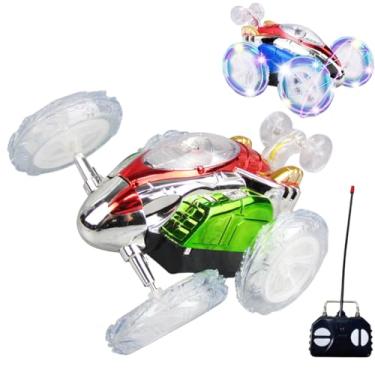 Imagem de Carrinho de Controle Remoto 360 Graus Giro Pirueta Dasher Com Luz Brilha e Som Infantil Criança Carro Controle remoto
