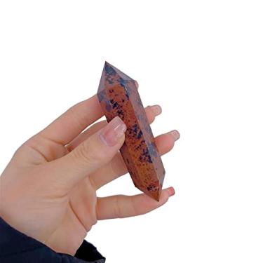 Imagem de Varinha de pedra preciosa de cristal polido com ponto de cristal natural (tamanho: 8-9 cm)