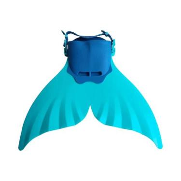 Imagem de Nadadeiras De Mergulho Para Crianças, Monofin De Sereia, Nadadeiras De