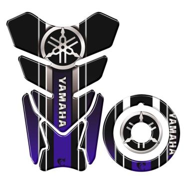 Imagem de Adesivo Protetor Tanque E Bocal Yamaha Diapasão Azul
