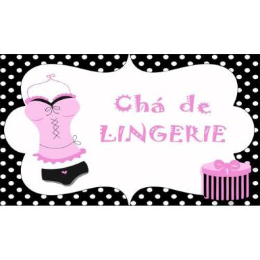 Imagem de Painel De Lona Chá De Lingerie - Fabrika de Festa, 400x250cm