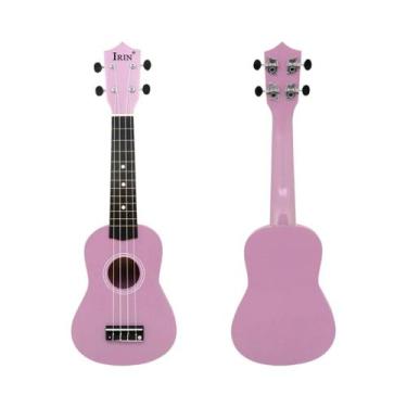 Imagem de Ukulele Azul De 21 Polegadas Para Iniciantes, Mini Guitarra De 4 Corda