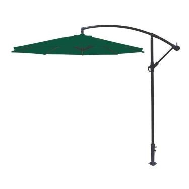 Imagem de Ombrelone Lateral Tramontina Em Aço E Poliéster Verde Sem Base 2,7m Tramontina