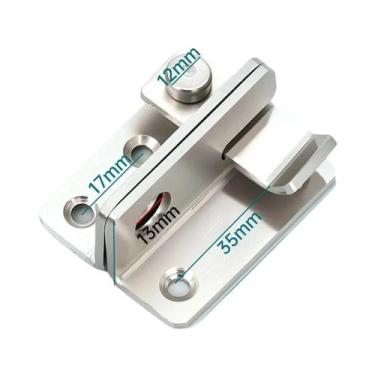 Imagem de Fechadura De Aço Inoxidável Para Armário, Guarda-roupa, Portas De Banh