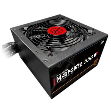 Imagem de Fonte Kalkan Max Power 550W ATX 80 Plus Bronze Cabos Flat PFC Ativo Preto 