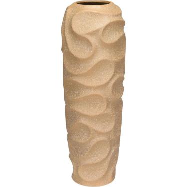 Imagem de VASO DECORATIVO ENFEITE CASA HOME&CO CERÂMICA 44x15x15cm BEGE