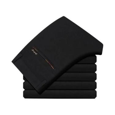 Imagem de Calças De Vestir Slim Fit Para Homens, Leves E Sem Amassar, Calças De 