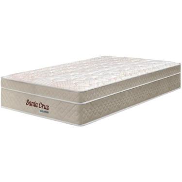 Imagem de Colchão Solteiro King Santa Cruz Bege Molas Ensacadas Euro Pillow 96x2