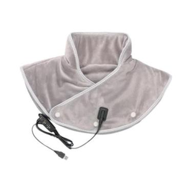 Imagem de Cachecol Cervical Aquecido USB, Aquecedor Elétrico De Pescoço, Almofad
