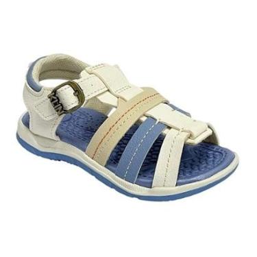 Imagem de Sandália Klin Papete Line Play 476240 Off White/Azul Oceano-Unissex