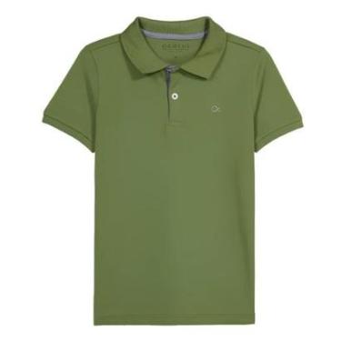 Imagem de Camiseta Polo Infantil Ogochi Essencial Slim 10/18-Masculino
