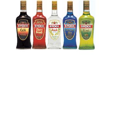 Imagem de Kit Licor Curaçau Blue, Pêssego, Café, Cherry Brandy e Kiwi