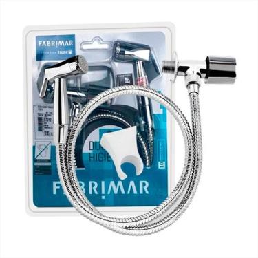 Imagem de Ducha Higiênica Para Banheiro Metal Gatilho Mangueira 1,20m Com Regist