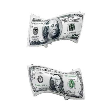 Imagem de Balões Grandes De Notas De Dólar 2/4pcs Reutilizáveis, Balões De Dinhe