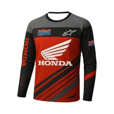 Imagem de Camiseta Masculina De Manga Longa Para Motocross, Secagem Rápida E Res
