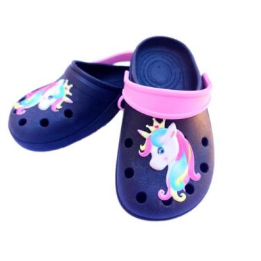 Imagem de Sandalia Babuche Infantil Menina Borboleta Papete Feminina Personagem 