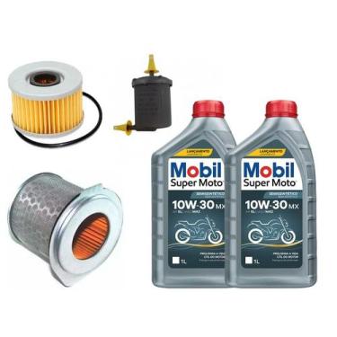 Imagem de Kit Troca Oleo Honda Xre300 Flex Filtro Combustivel Oleo Ar - MOBIL