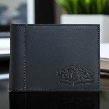 Imagem de Carteira Masculina em Couro Preto Modelo Slim - Torres