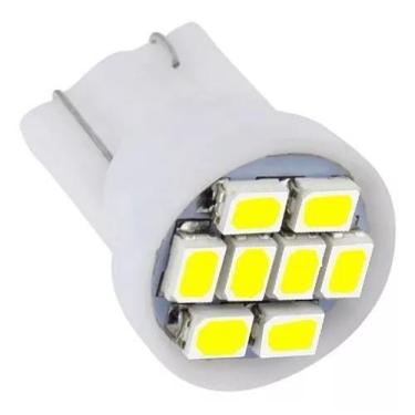 Imagem de T10 8 led cabeca reta ( par ) placa - AUTOVEX