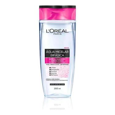 Imagem de Água Micelar L'Oréal Paris Bifásica Limpeza Facial 200ml - Congratulat