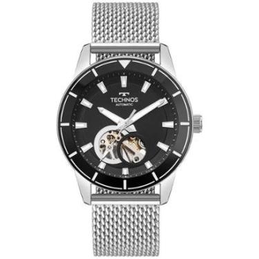 Imagem de Relógio Technos Masculino Automático Prata - G3265ZHAA/1P-Masculino