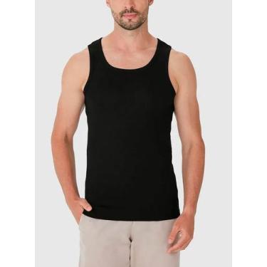 Imagem de Regata Malwee 1000124200 Masculina Ribana Canelada T. P/XGG, G, 00004,