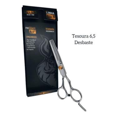 Imagem de Tesoura P/ Cabelo Fio Desbaste Profissional 6,5'' SEKICH
