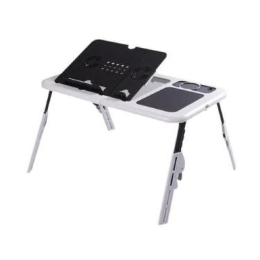 Imagem de Base Mesa Para Notebook Articulável Com Cooler Resfriamento - Xz