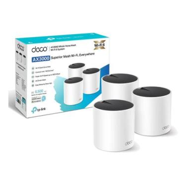 Imagem de ROTEADOR Tp-LINK DECO X55 Ax3000 W. H. Mesh Wi-fi de 6 pés (pacote com