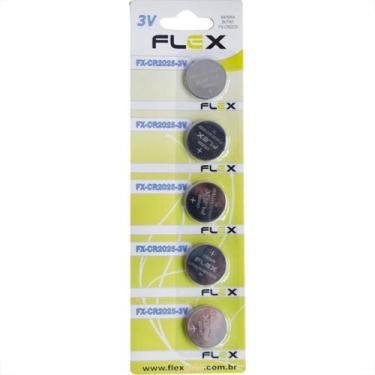 Imagem de Pilha Flexgold Bateria 3V Cr2025 Com 5Pecas - FLEX GOLD