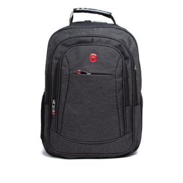 Imagem de Mochila Unissex Swissland Linha Executiva Mesclada Preto - YINS, Preto