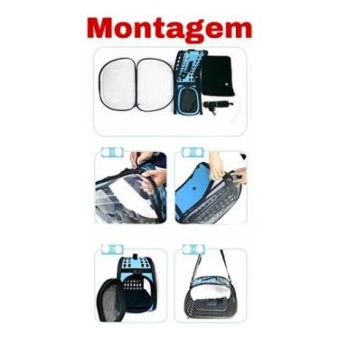 Imagem de Bolsa De Transporte Pet Luxo Desmontável Para Cães E Gatos - guibepet,