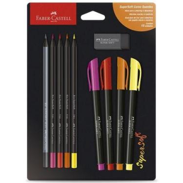 Imagem de Kit Supersoft cores quentes com 10 itens KIT/SSCQUENTES - Faber-Castel