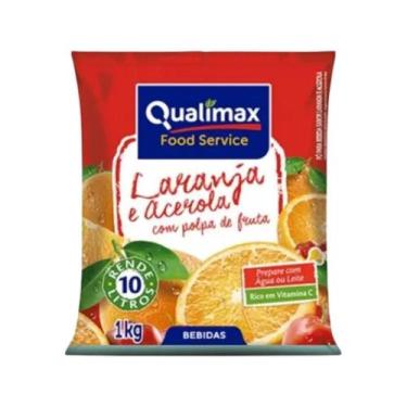 Imagem de Po para refresco laranja com acerola qualimax c/ 1 kg