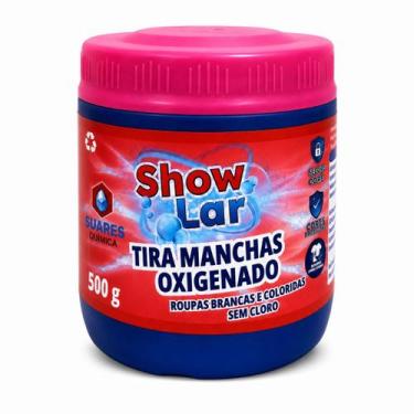 Imagem de Tira Manchas Oxigenado ShowLar 500g Para Roupas Brancas e Coloridas