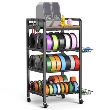 Imagem de Estante de Armazenamento para Filamento de Impressora 3D ProtoRack 4 N