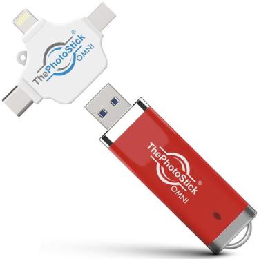 Imagem de Pen drive USB ThePhotoStick Omni 512 GB com backup multiconector
