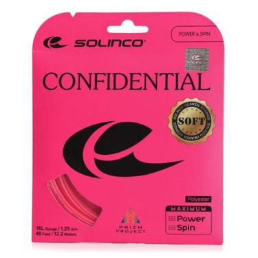 Imagem de Corda Solinco Confidential Soft 16L 1.25mm Pink  Set Individual