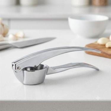 Imagem de Espremedor de Alho 16,5cm Aço Inox Linha Supreme GP INOX