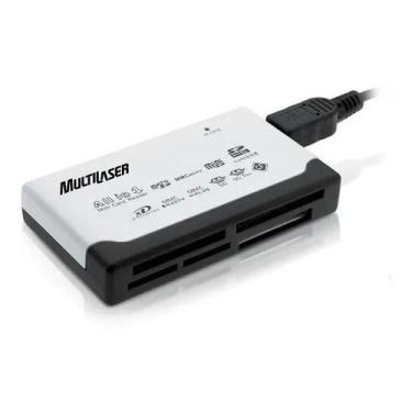 Imagem de Leitor Cartões Multilaser 6 Slots Adaptador 46 Em 1 Ac076 - Congratula