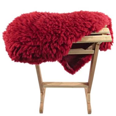 Imagem de Pelego Vermelho Pele De Carneiro/Ovelha Escovado Montaria
